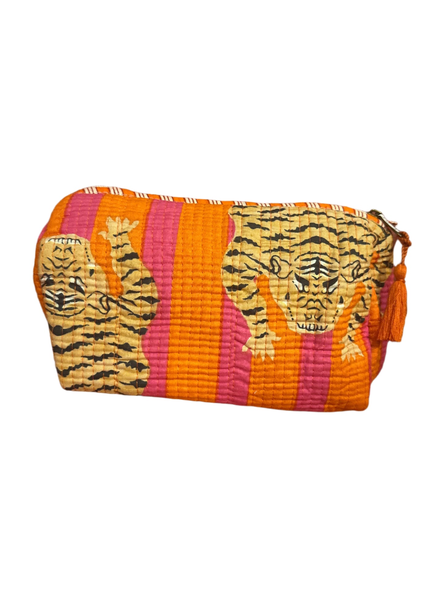Tiger Print Medium Cosmetic Bags
