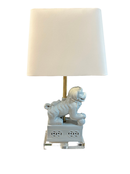 Foo dog lamp