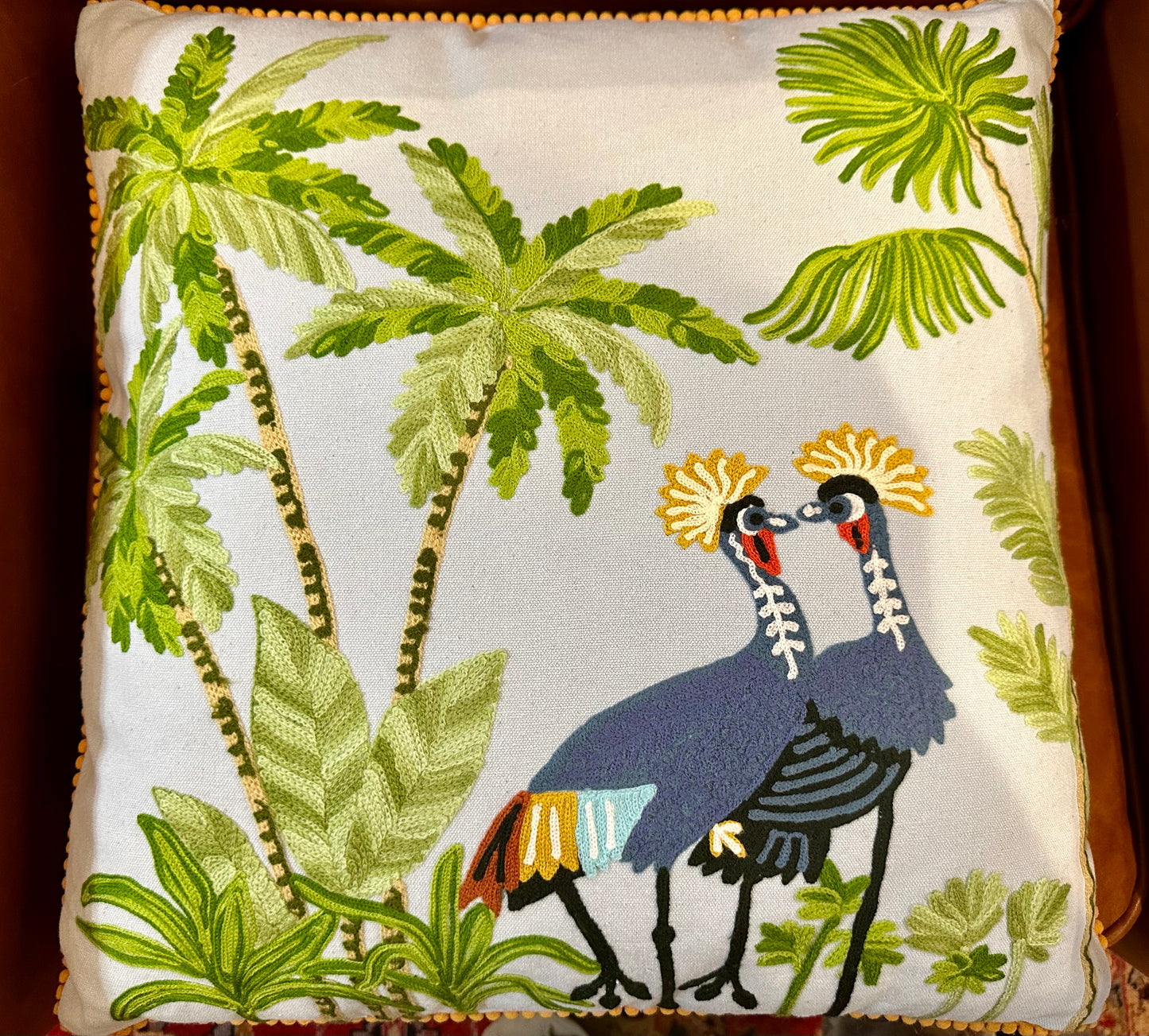 Embroidered Pillow