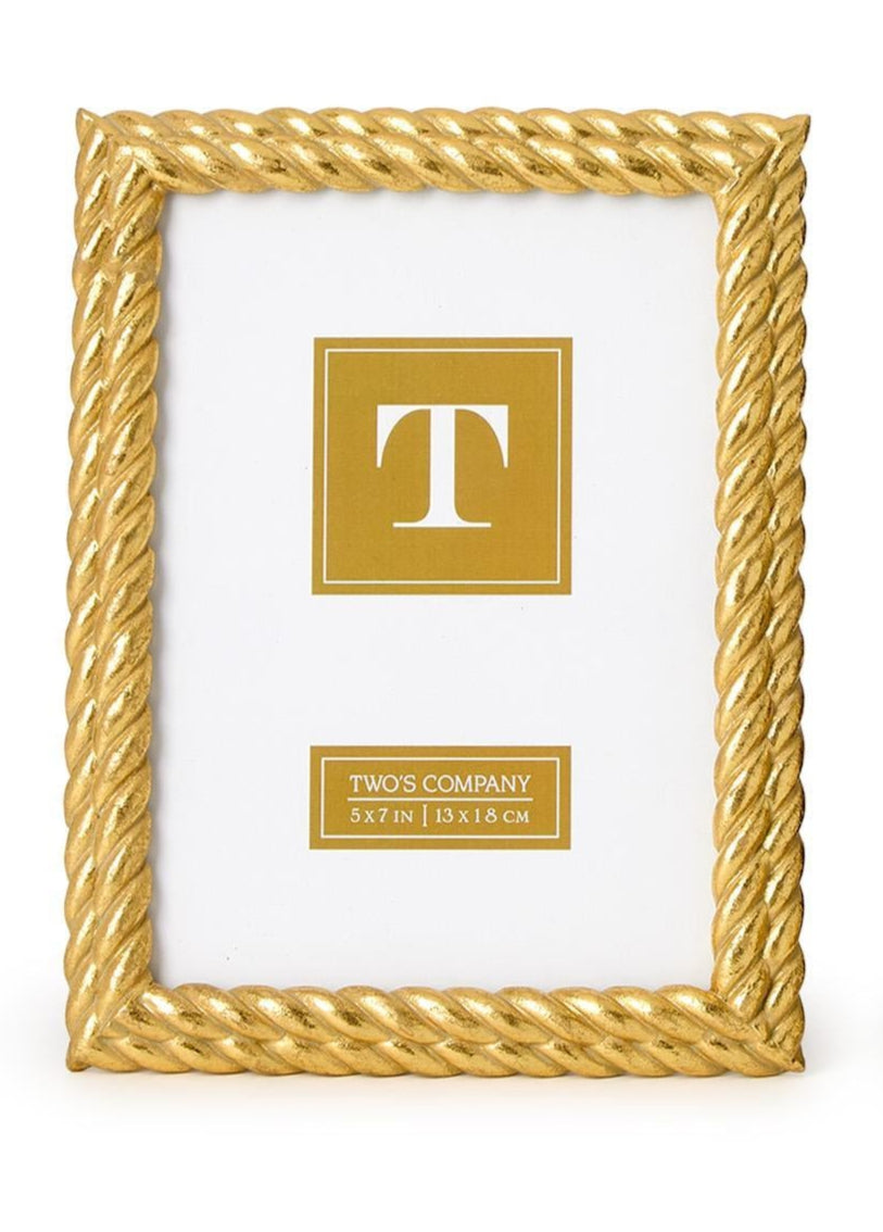 Gold Double Rope frame 5 x 7