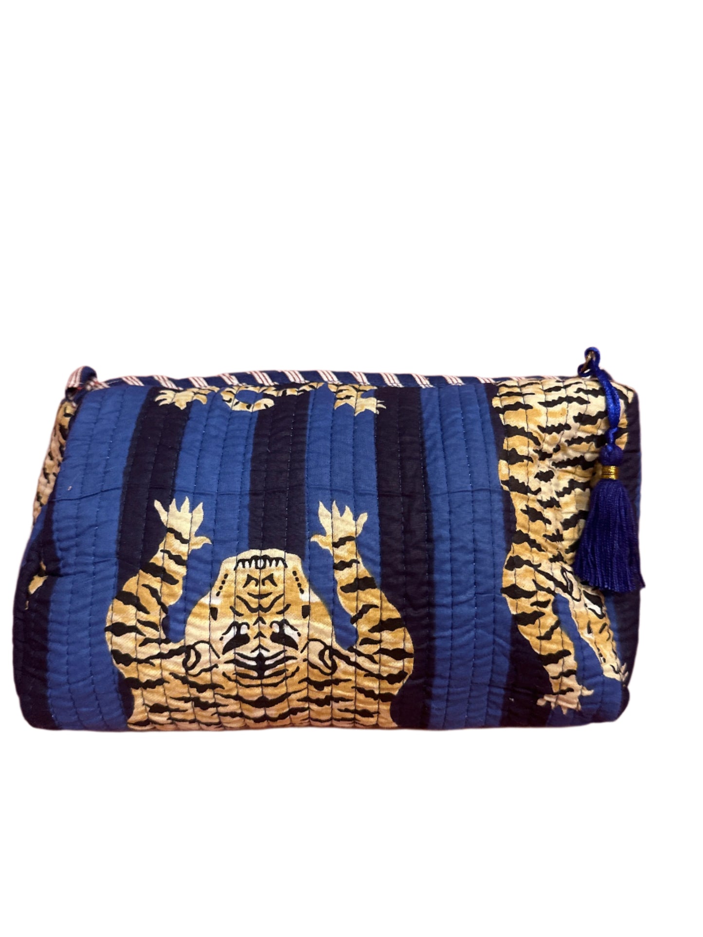 Tiger Print Large Cosmetic Bags
