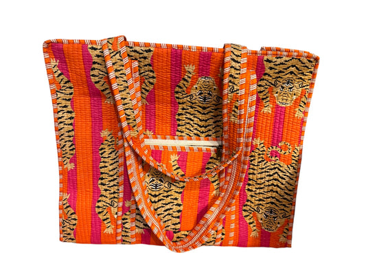 Tiger Print Tote