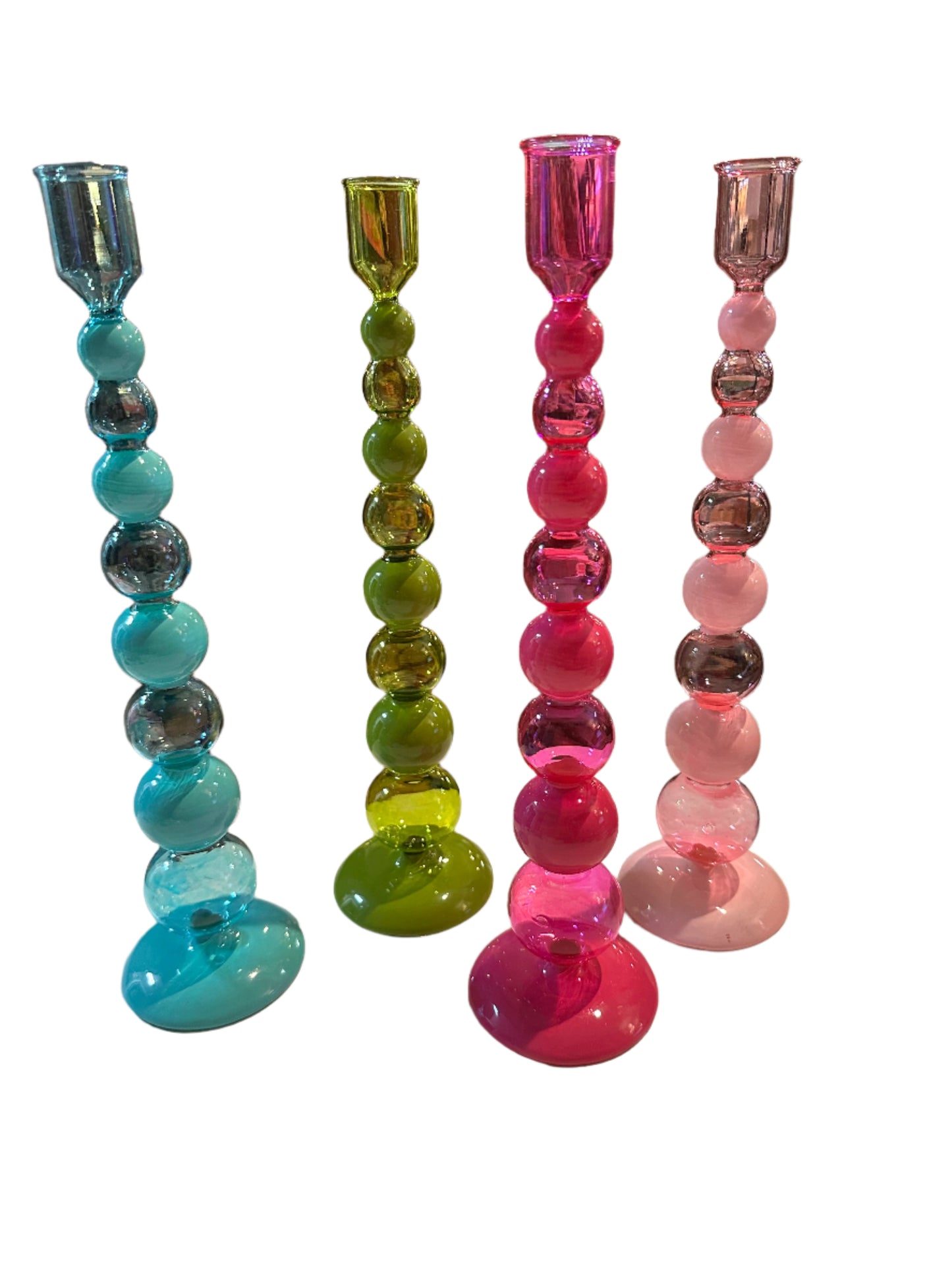 Large Colorful Candlesticks