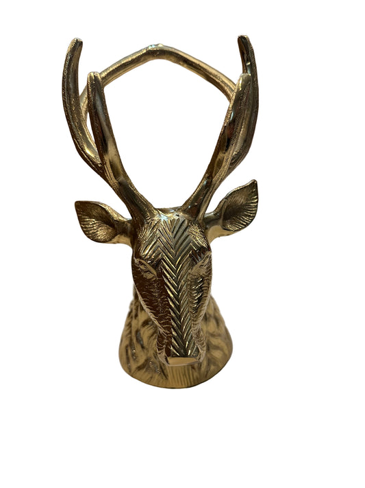 Gold Stag Wine Bottle Holder