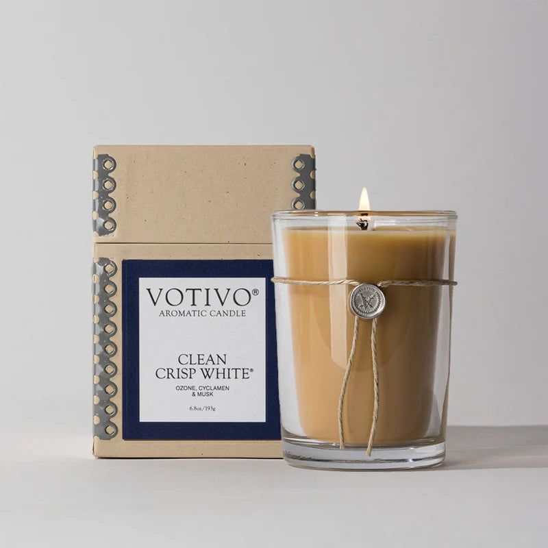 Votivo Clean Crisp White 6.8 oz candle