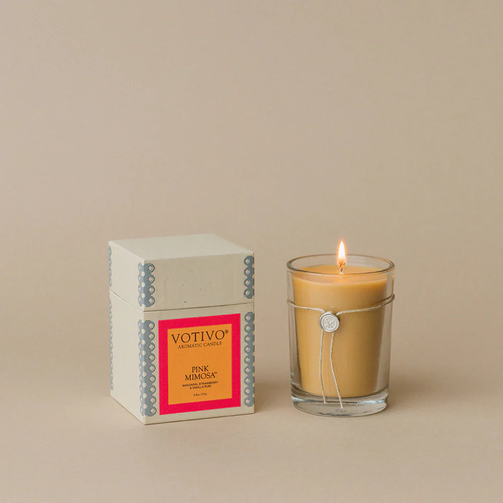 Votivo Pink Mimosa 6.8 oz candle