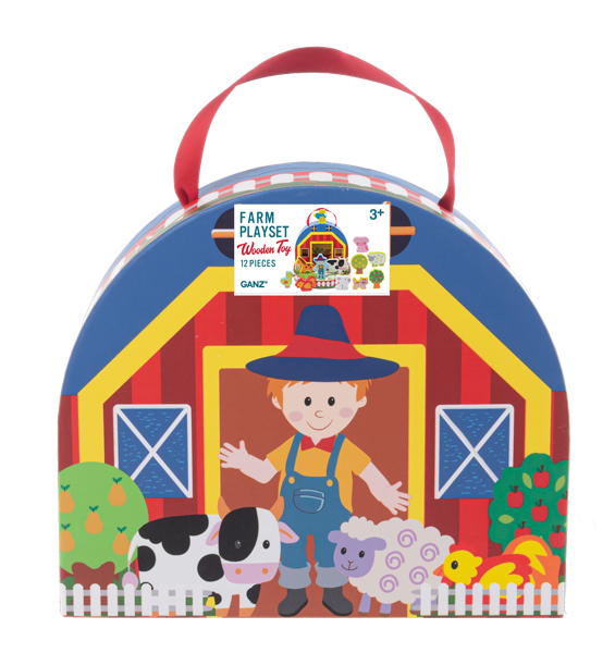 Wooden Farm Playset