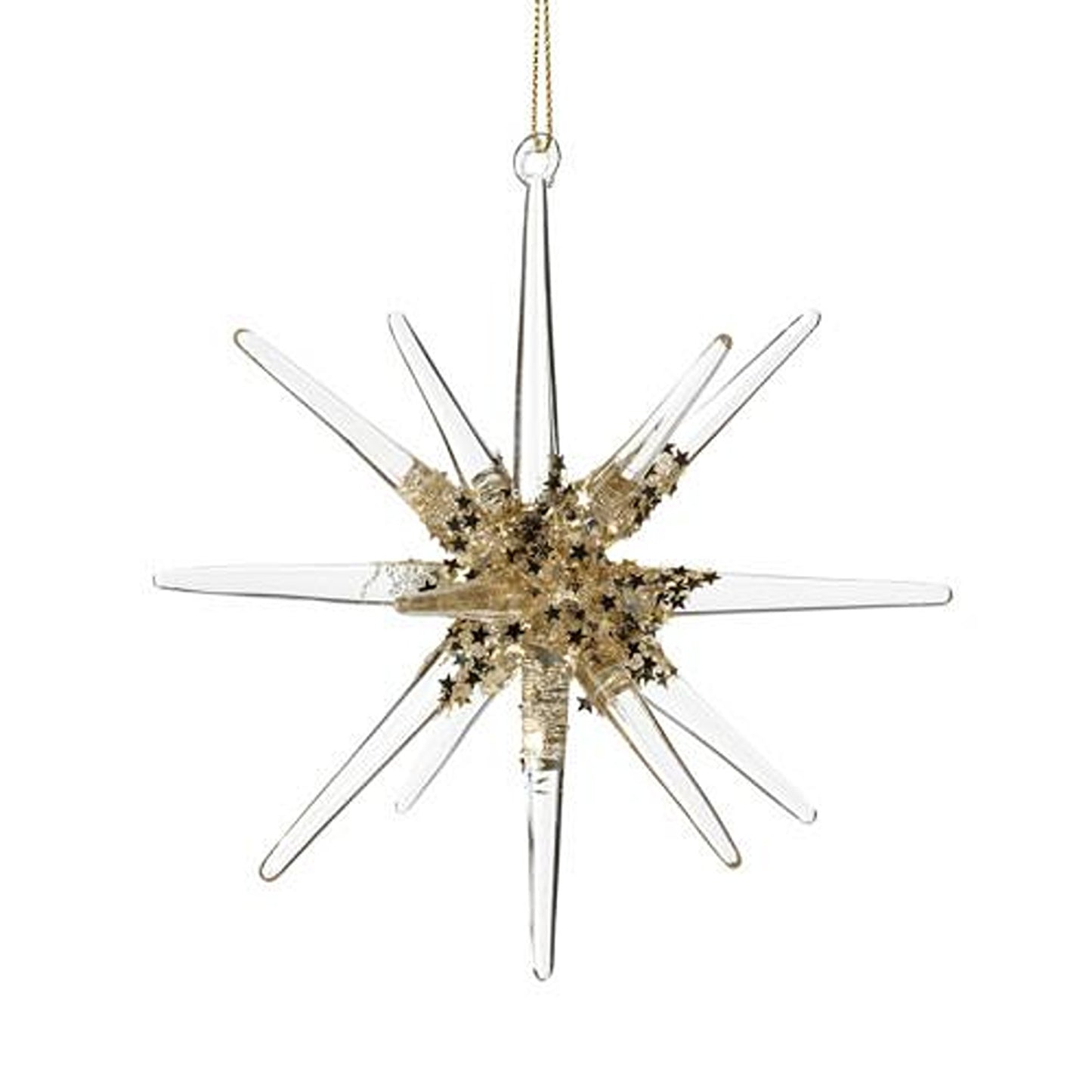 Glass 3D Snowflake
