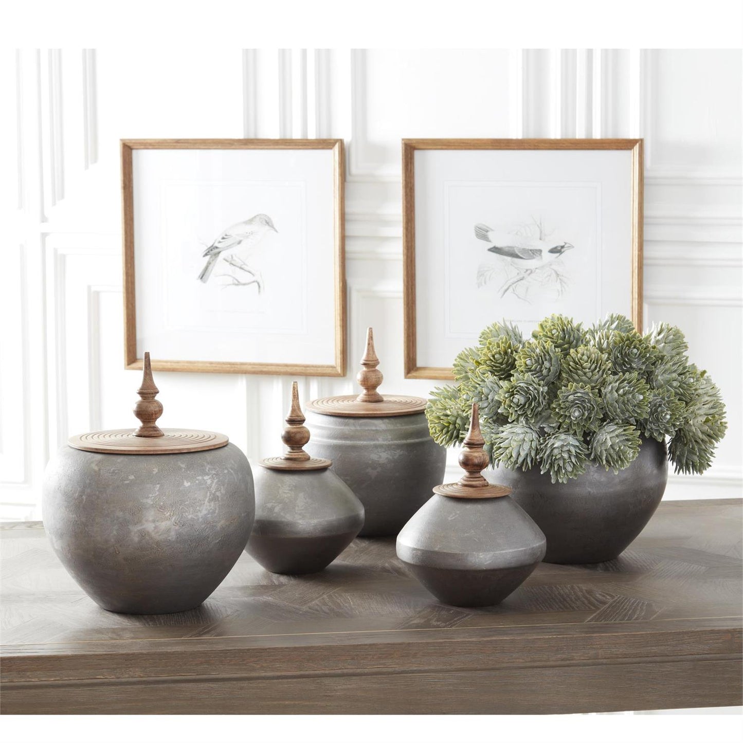 Bird Picture in Natural Wood Frame