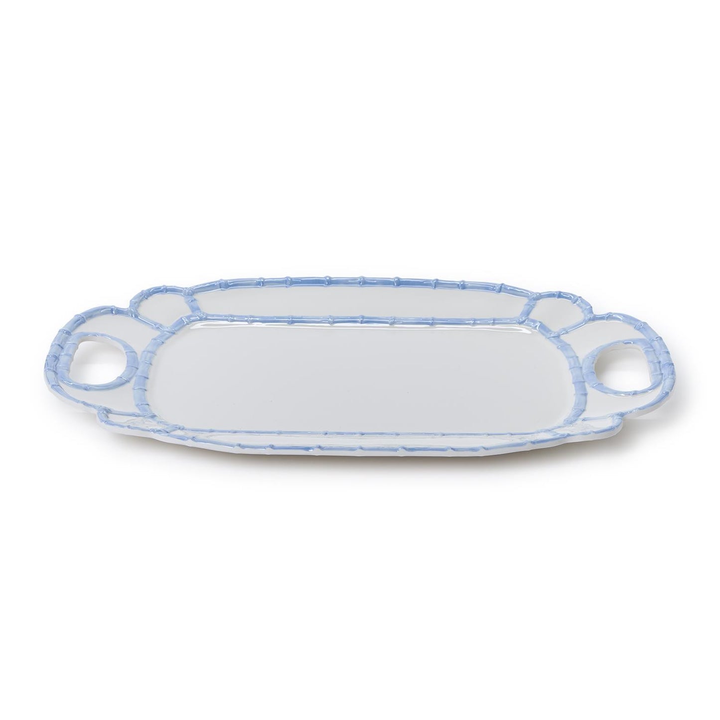 French Blue Bamboo Tray