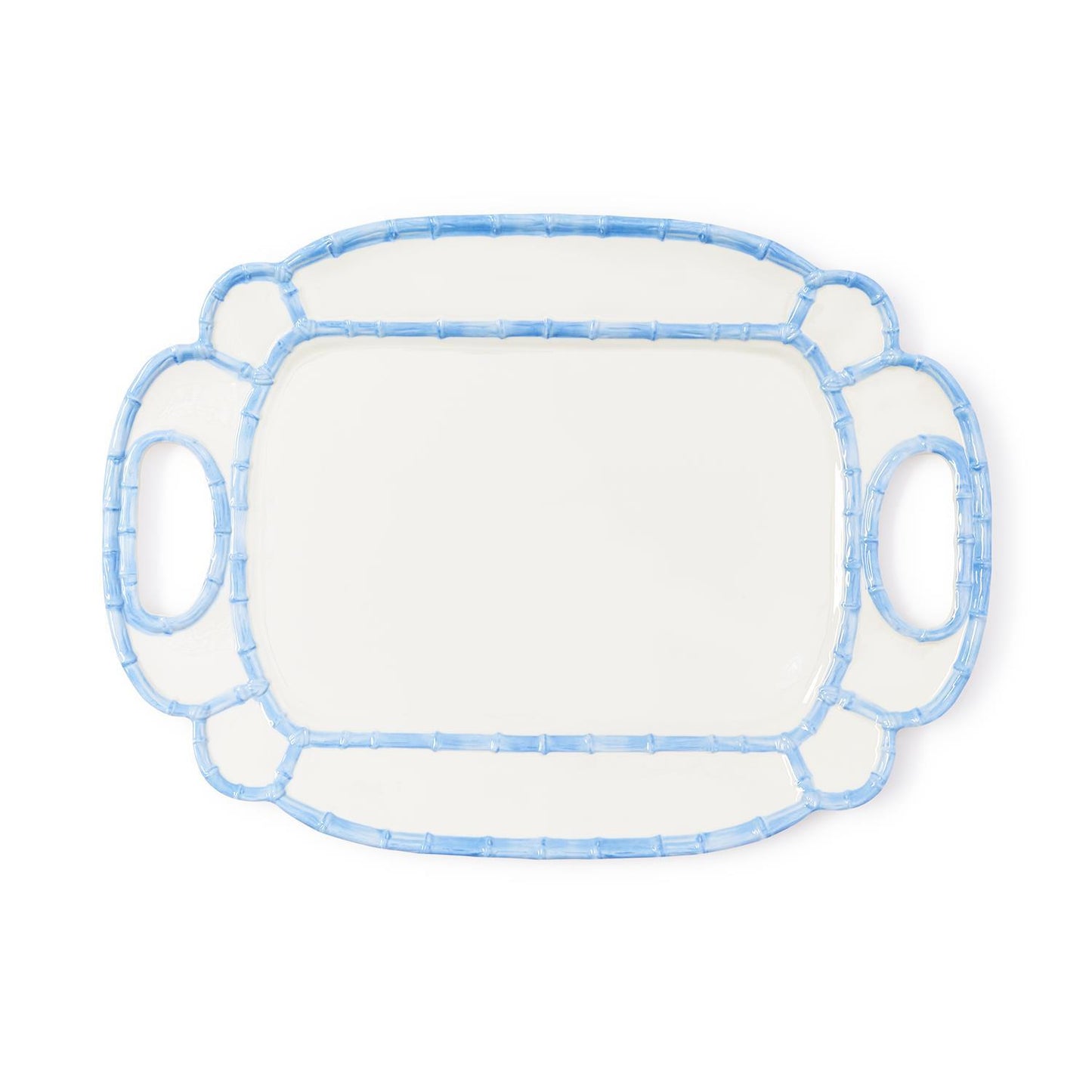 French Blue Bamboo Tray