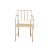 Bamboo Arm Chair in Cream