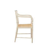 Bamboo Arm Chair in Cream