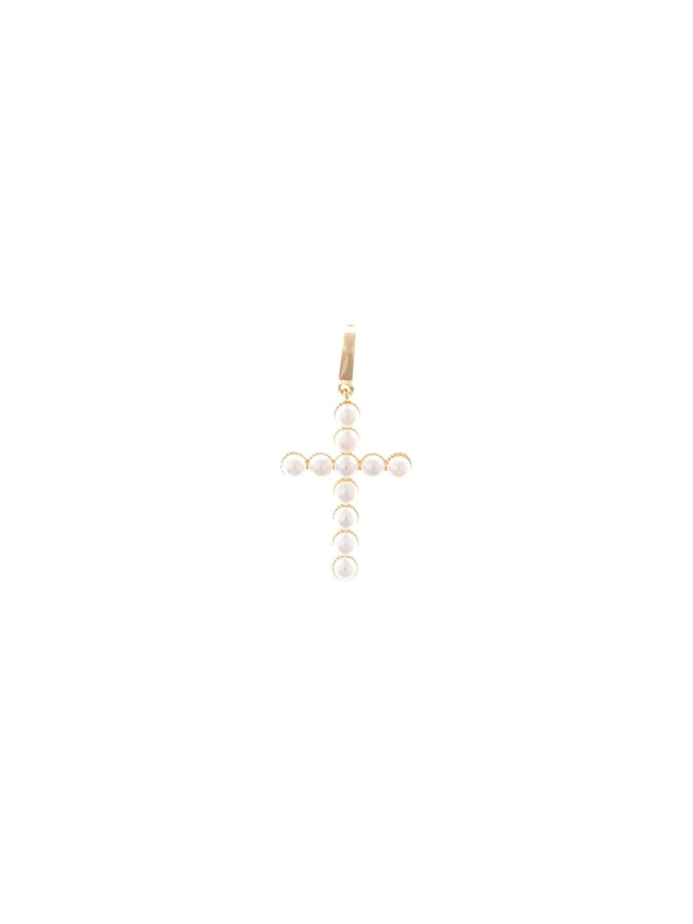 Michelle McDowell Cross Pearl Cross Charm