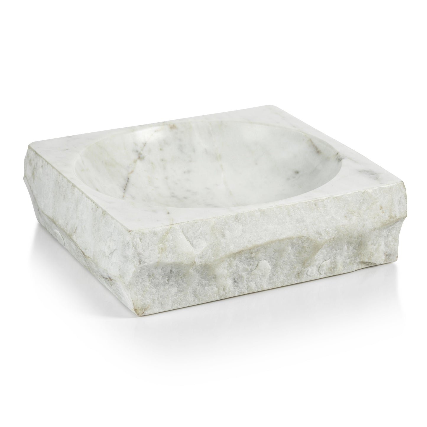 White Marble Square Bowl