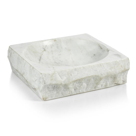 White Marble Square Bowl