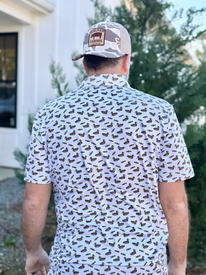Men's Performance Duck and Call Polo Size Large