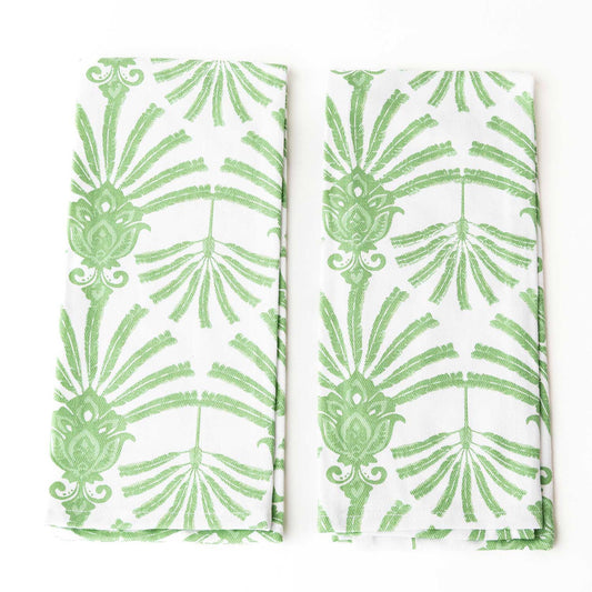 Deco Palm Kitchen Towel Set Set of 2