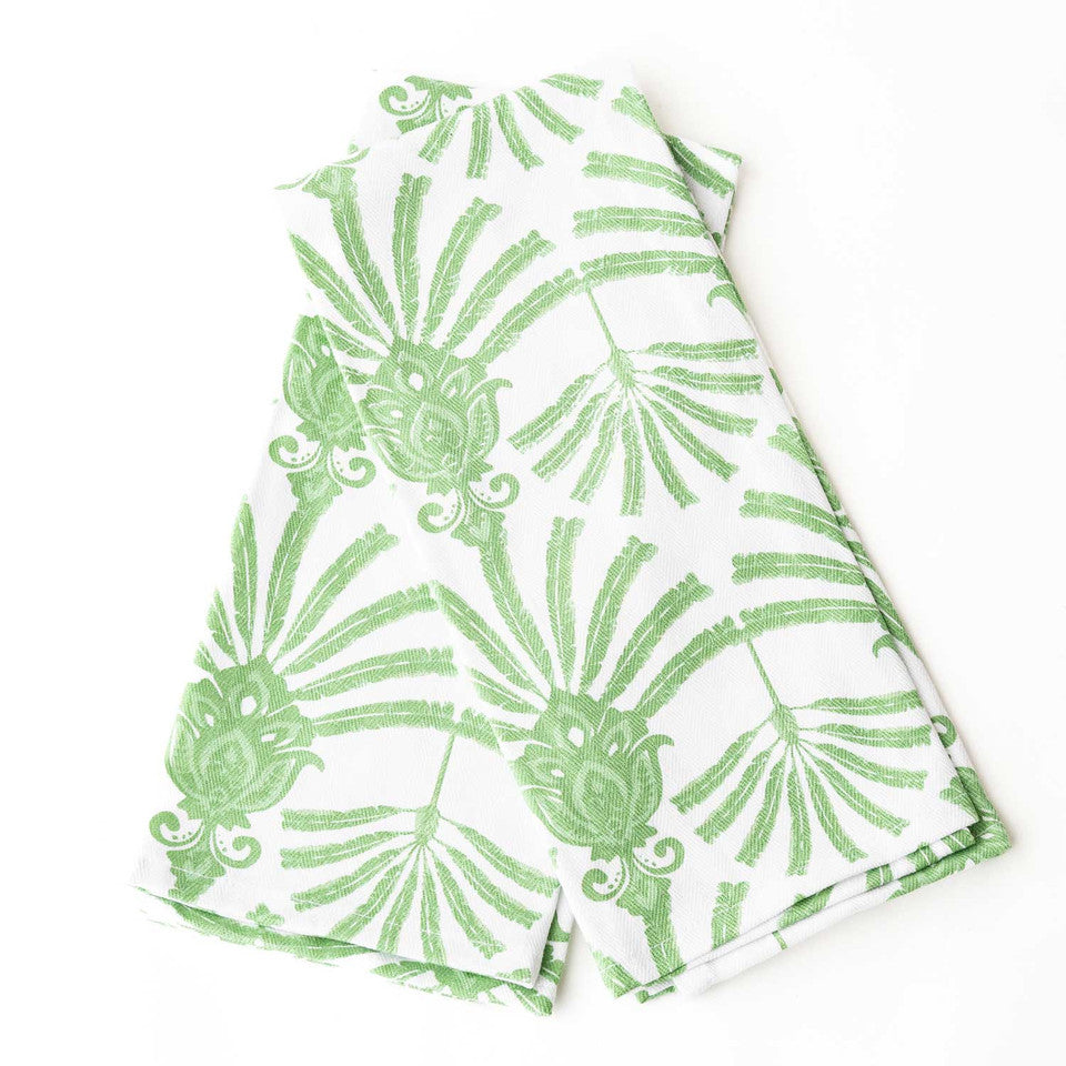 Deco Palm Kitchen Towel Set Set of 2