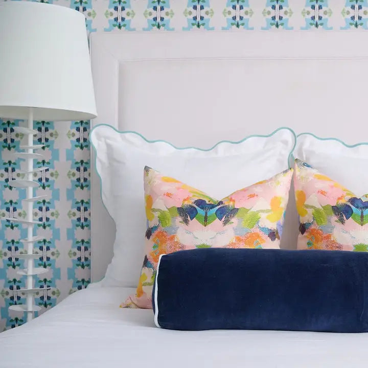 Laura Park Velvet Bolster Pillow