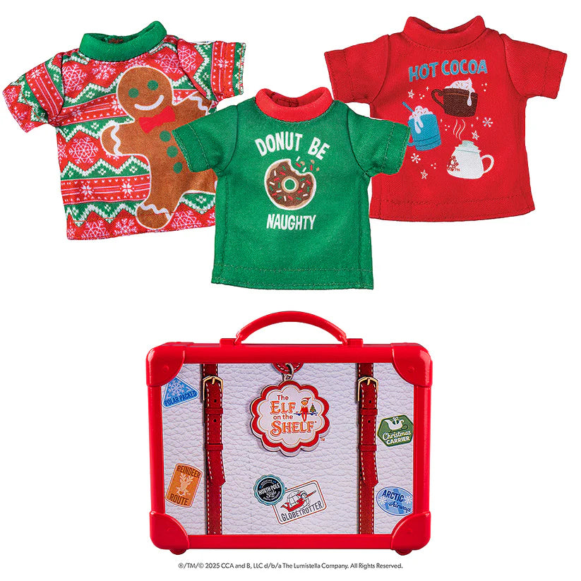 Elf on the Shelf Festive Fun T-Shirt Set