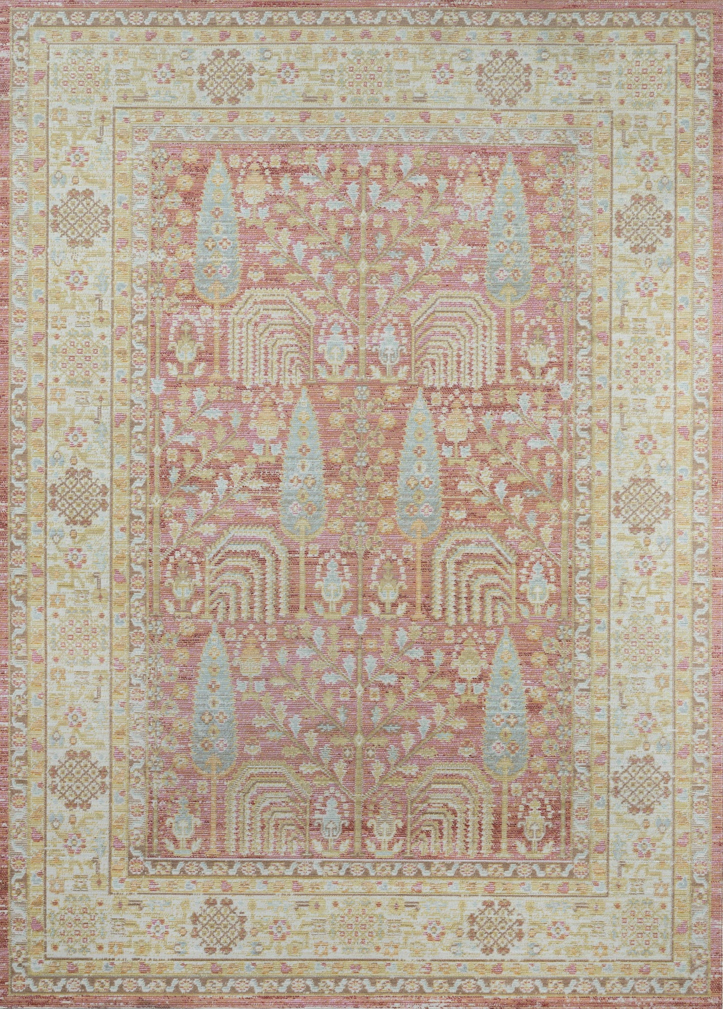 Momeni Isabella Pink Oriental Area Rug