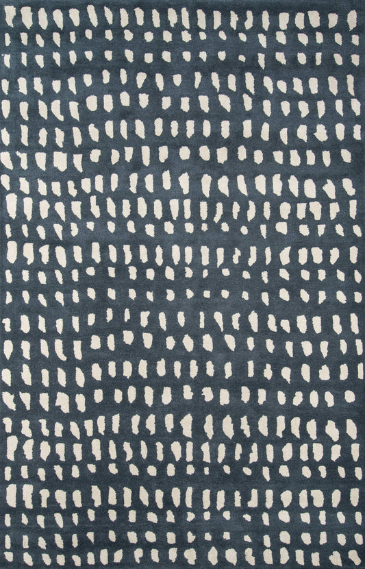 Novogratz Delmar Blue Boho Dots Runner Rug
