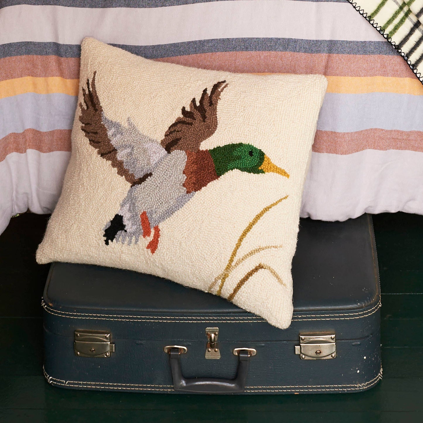 CAMP WANDAWEGA MALLARD HOOK PILLOW - Camp W