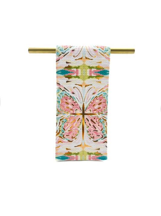 Cortnei Kaleidoscope Butterfly Tea Towel
