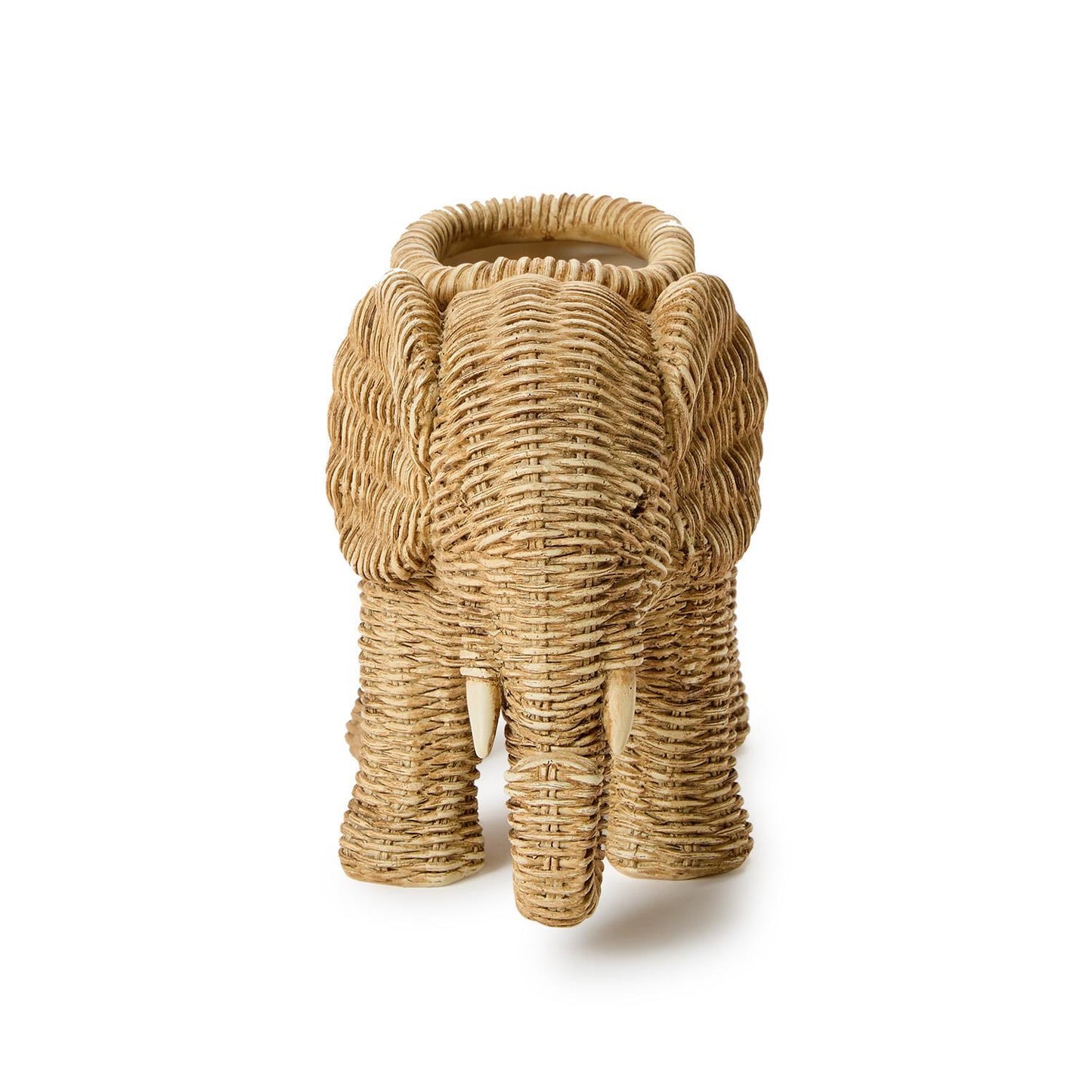 Elephant Rattan Planter