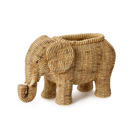 Elephant Rattan Planter