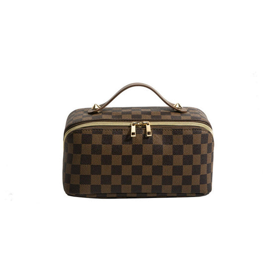 Multi-Compartment Travel Makeup Bag