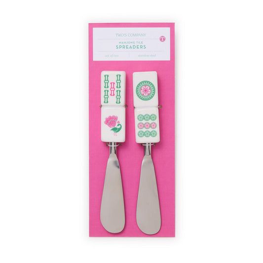 Set of 2 Mahjong Spreaders on Gift Card