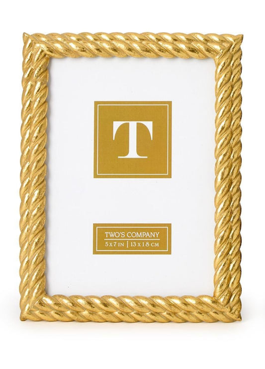 Gold Double Rope frame 5 x 7