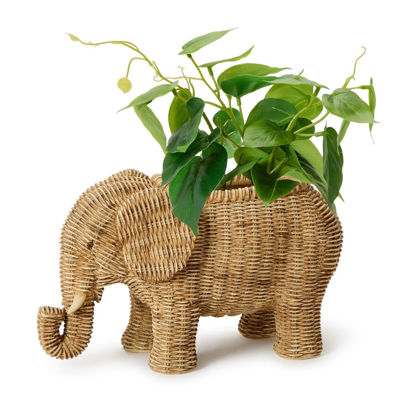 Elephant Rattan Planter
