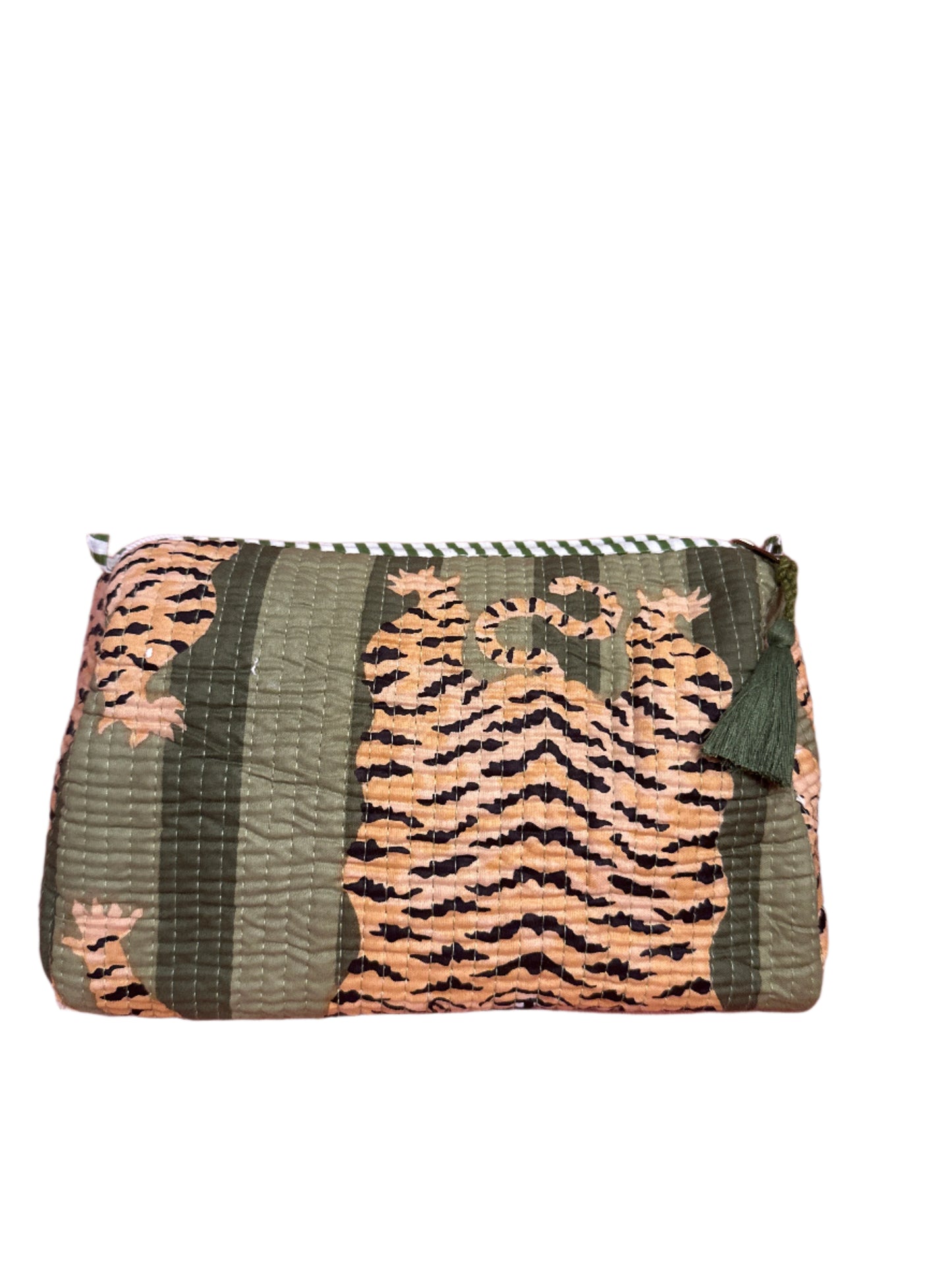 Tiger Print Medium Cosmetic Bags