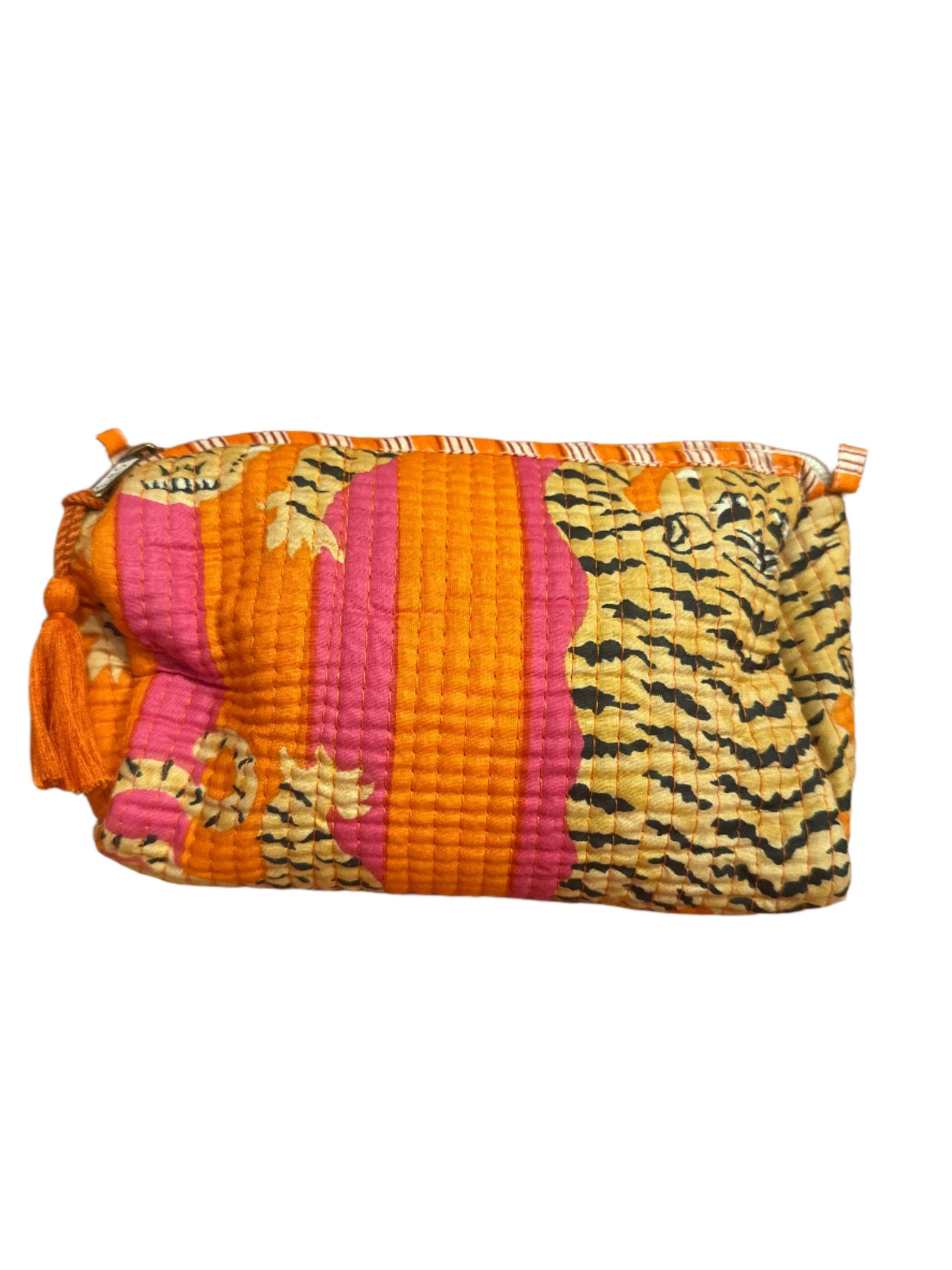 Tiger Print Small Cosmetic Bags
