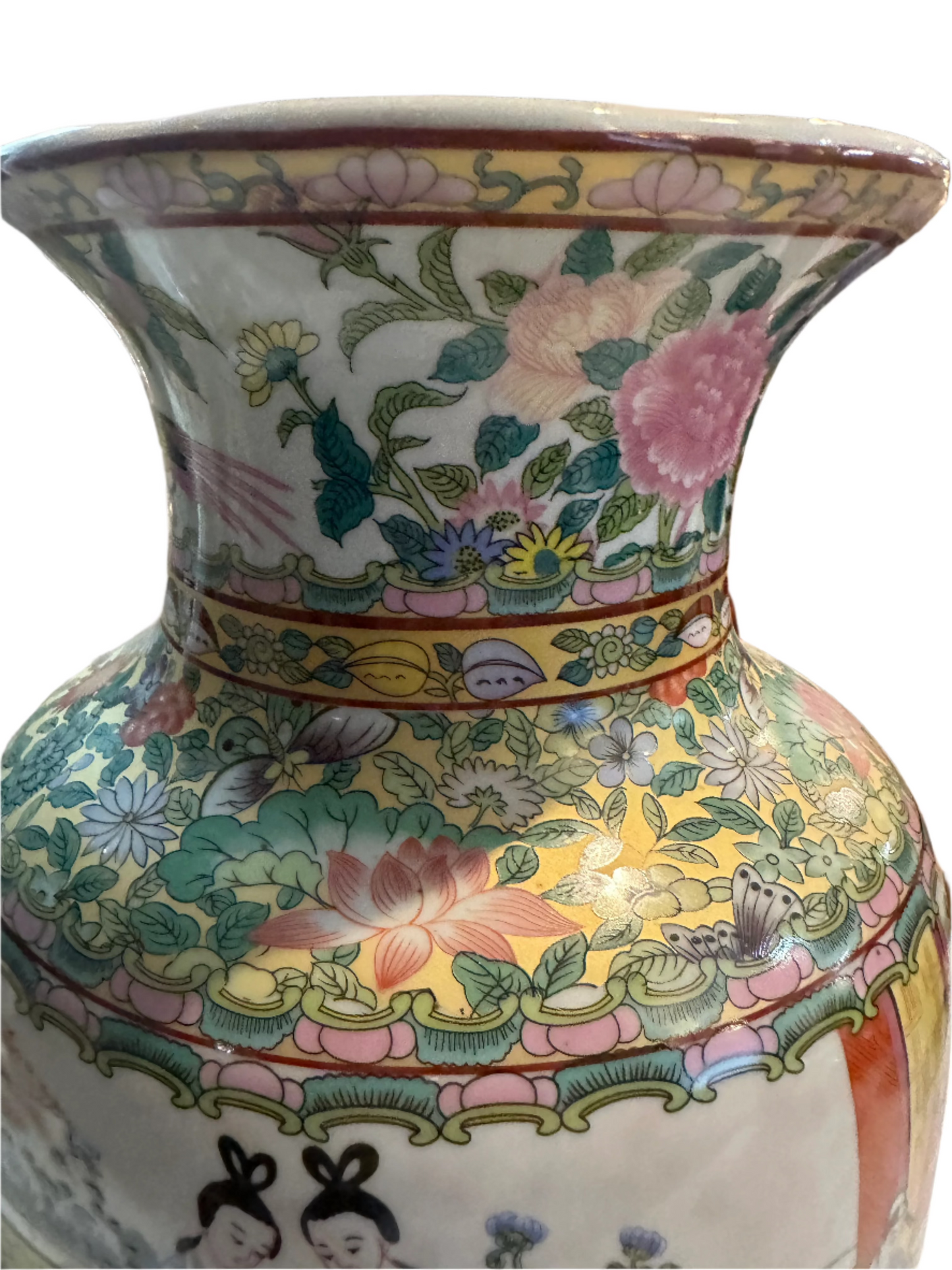 Rose Canton Vase Vase