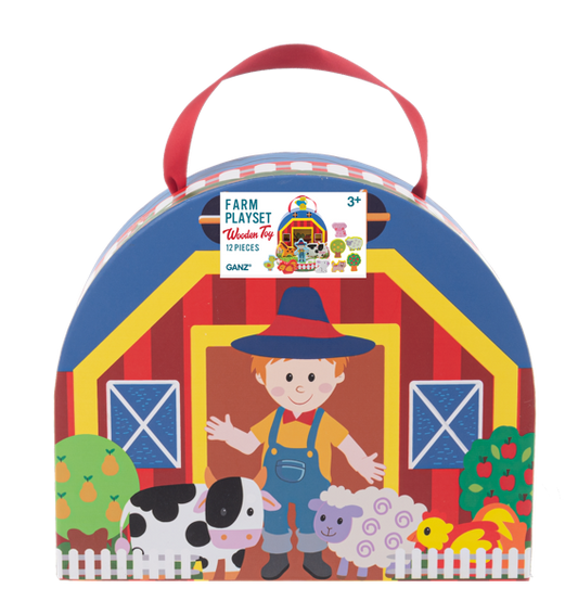 Wooden Farm Playset