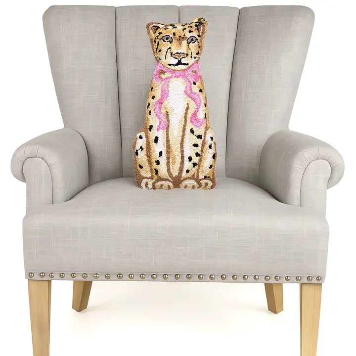 Shaped Leopard Hook Pillow
