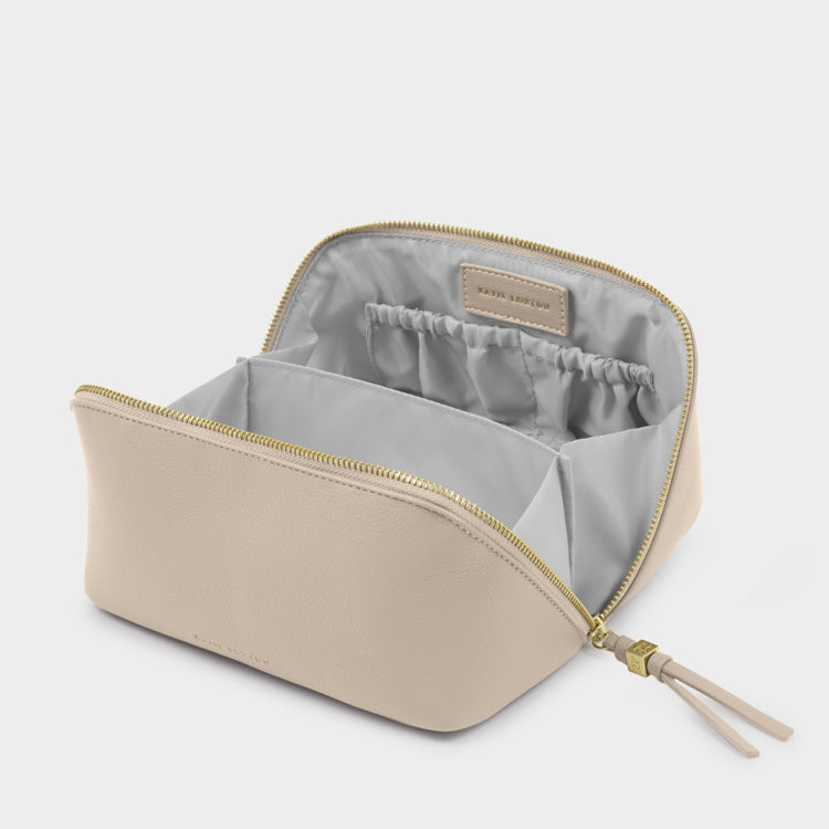 Katie Loxton SOHO LARGE MAKE UP / WASH BAG | Oyster