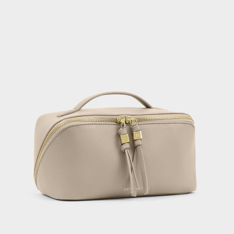 Katie Loxton SOHO LARGE MAKE UP / WASH BAG | Oyster