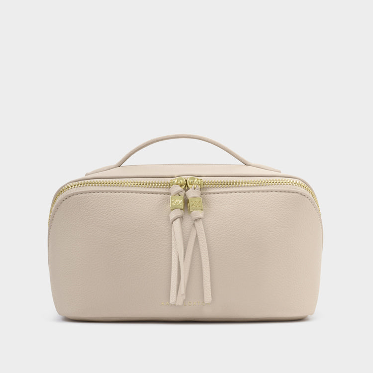 Katie Loxton SOHO LARGE MAKE UP / WASH BAG | Oyster