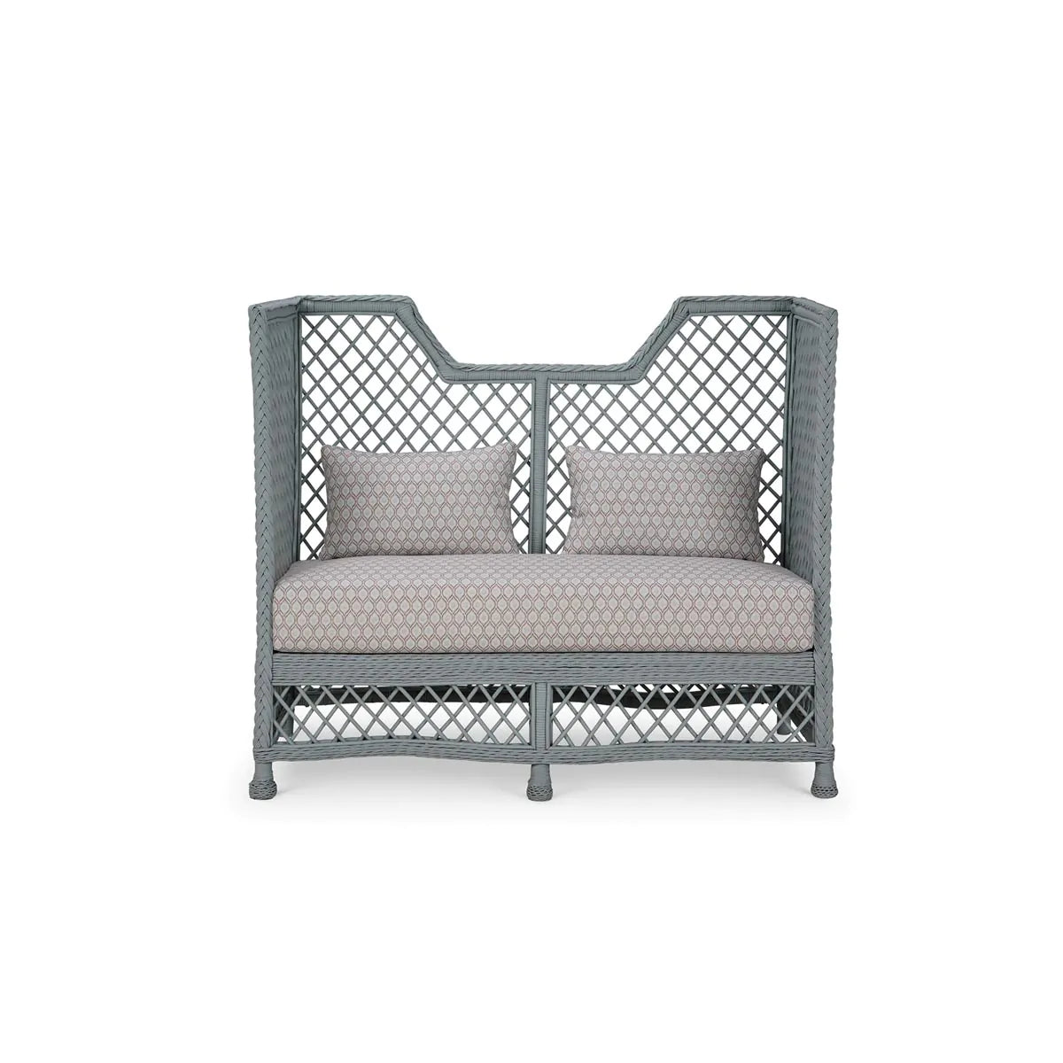 Rabana High Back Rattan Loveseat