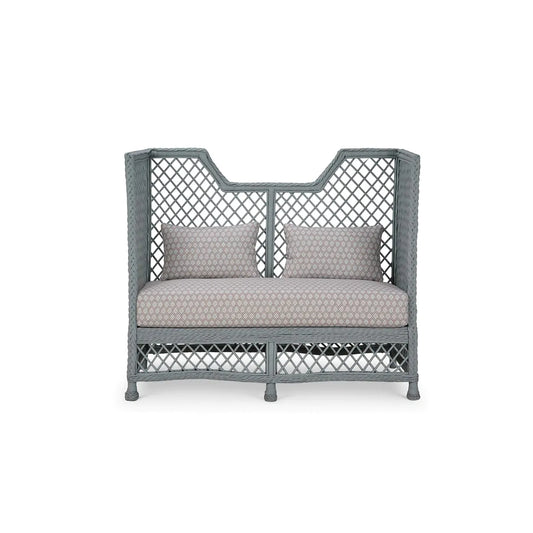 Rabana High Back Rattan Loveseat