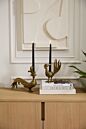 Antique Brass Bird Candlestick