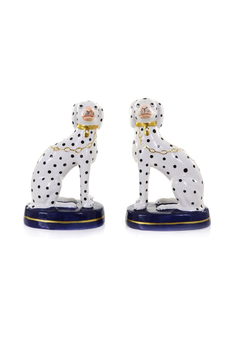 STAFFORDSHIRE DALMATIAN PAIR