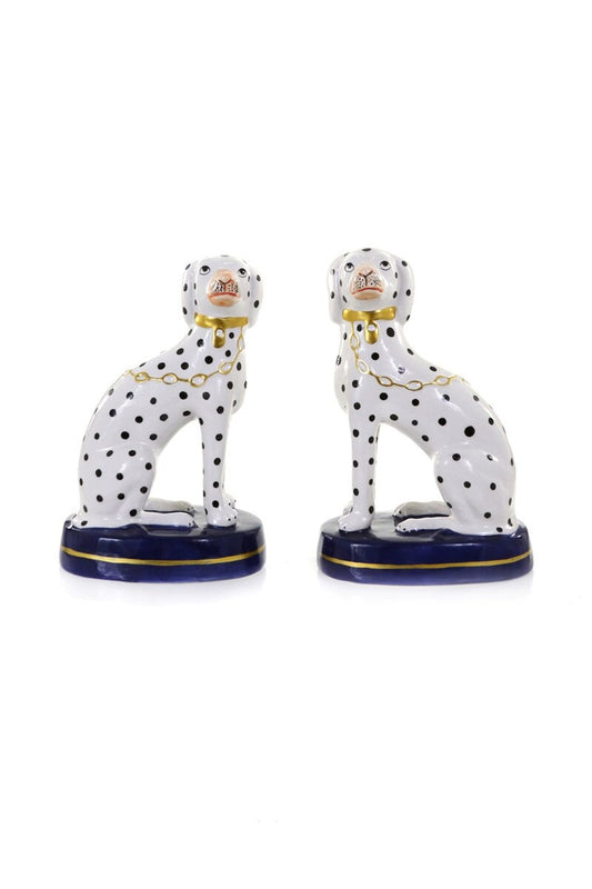 STAFFORDSHIRE DALMATIAN PAIR
