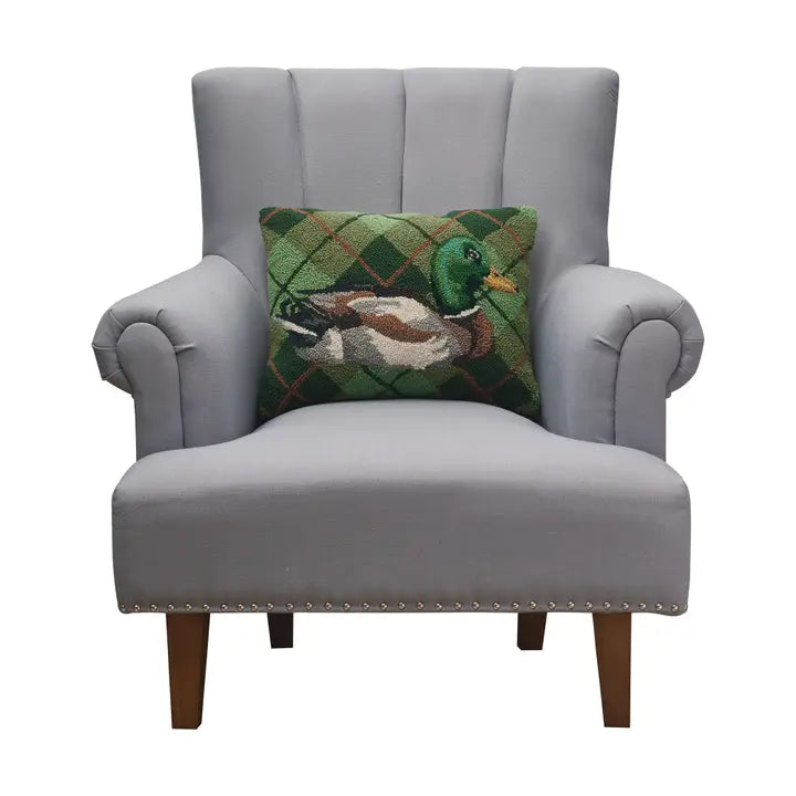 Mallard Plaid Pillow