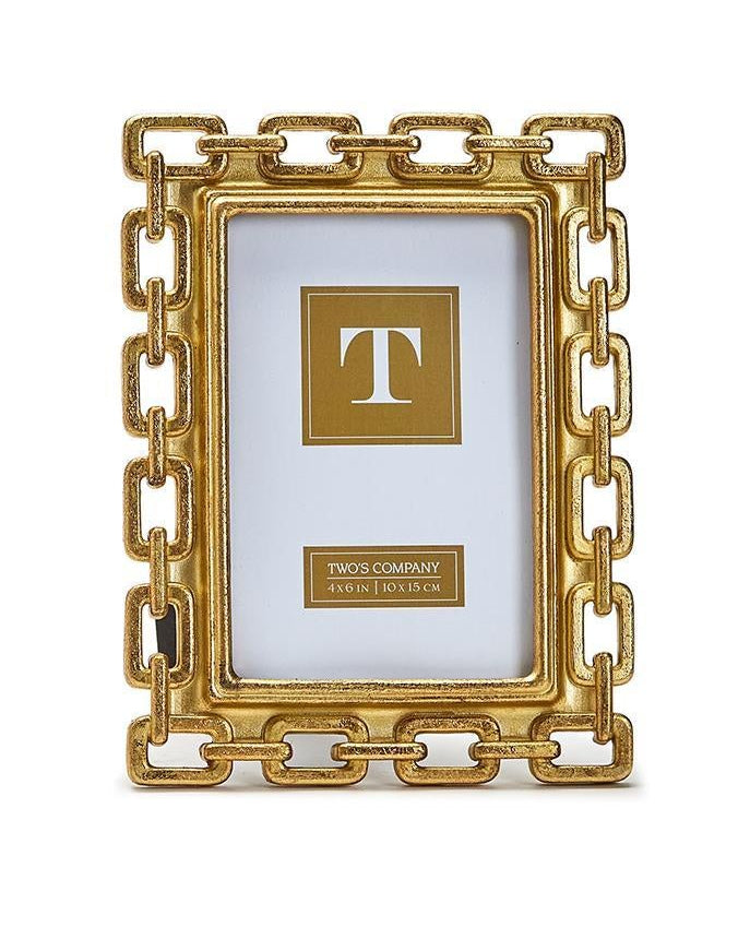Gold Chain Photo Frame 4" x 6"